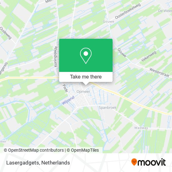 Lasergadgets map