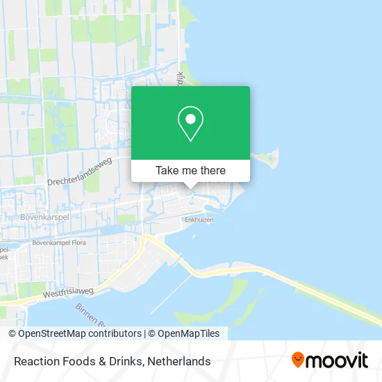 Reaction Foods & Drinks map