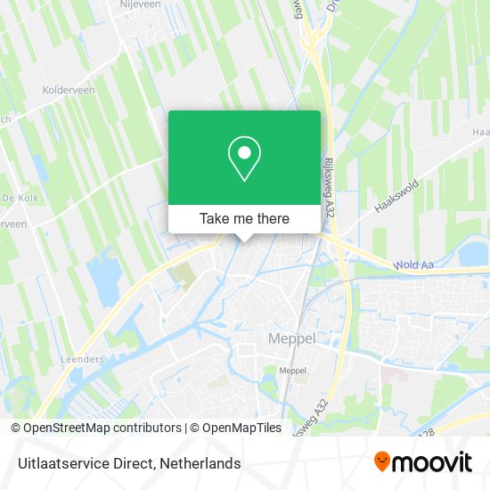 Uitlaatservice Direct map