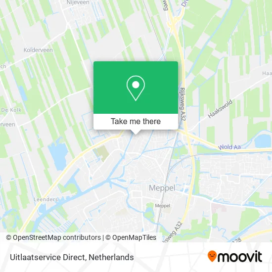 Uitlaatservice Direct map