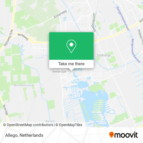 Allego map