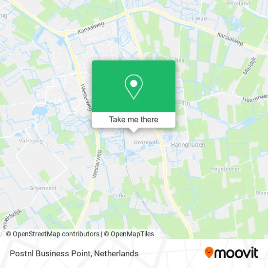 Postnl Business Point map