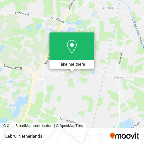 Lebru map