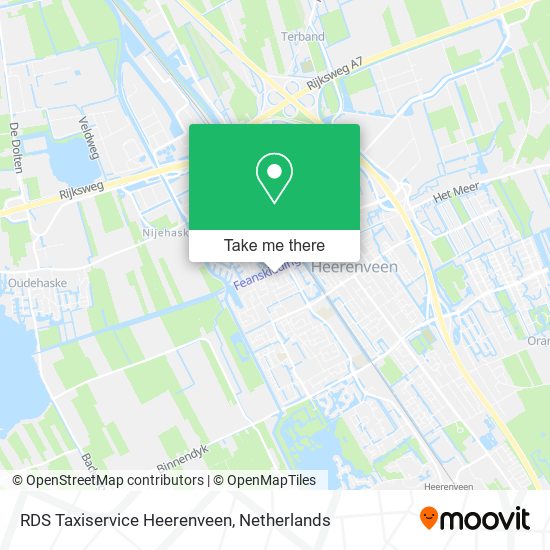 RDS Taxiservice Heerenveen map