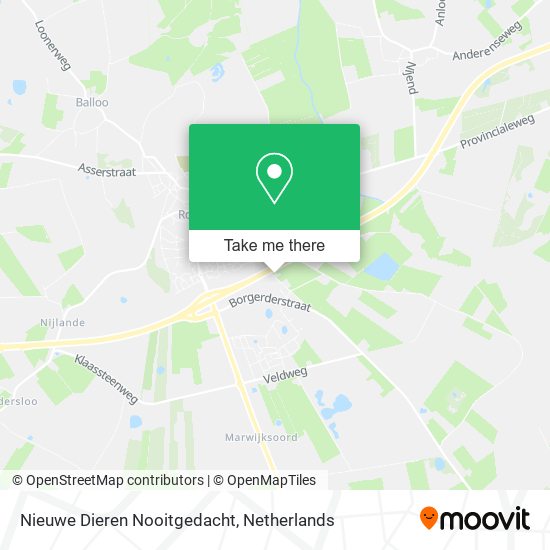 Nieuwe Dieren Nooitgedacht Karte