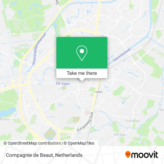 Compagnie de Beaut map