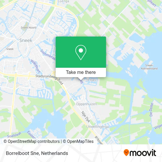 Borrelboot Sne map