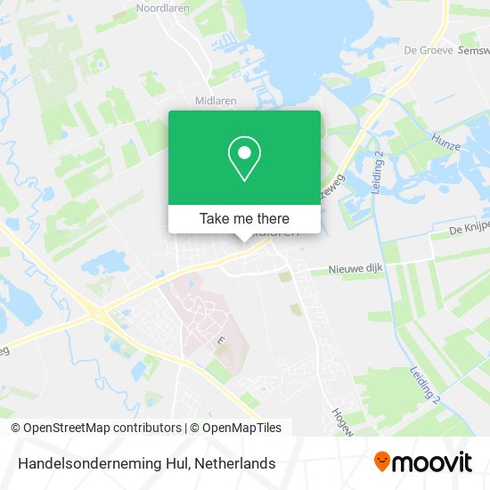 Handelsonderneming Hul map