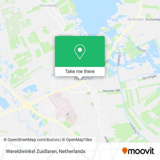 Wereldwinkel Zuidlaren Karte