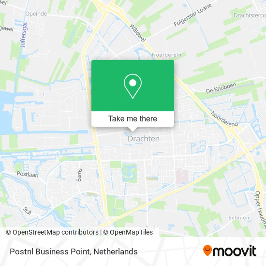Postnl Business Point map