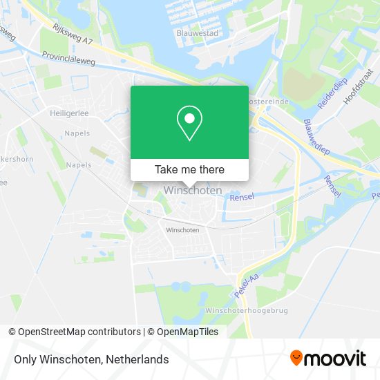 Only Winschoten map