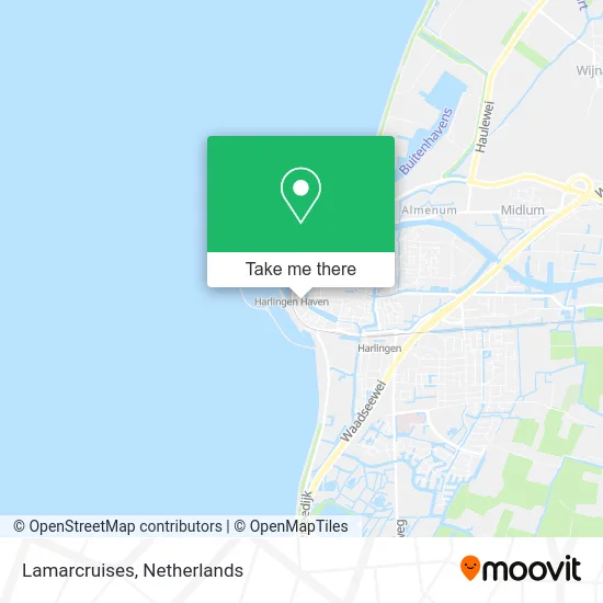 Lamarcruises map