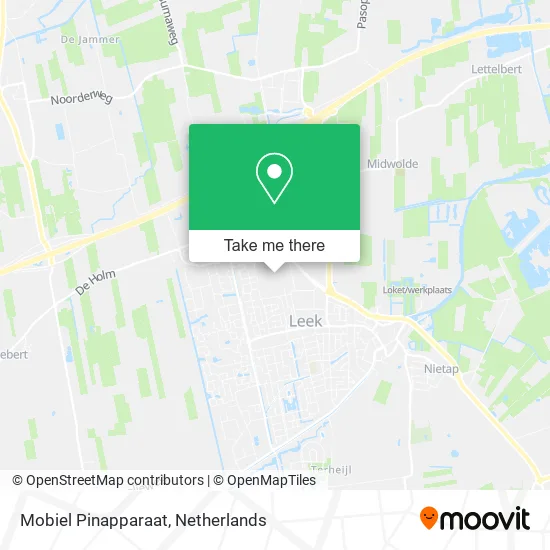 Mobiel Pinapparaat map