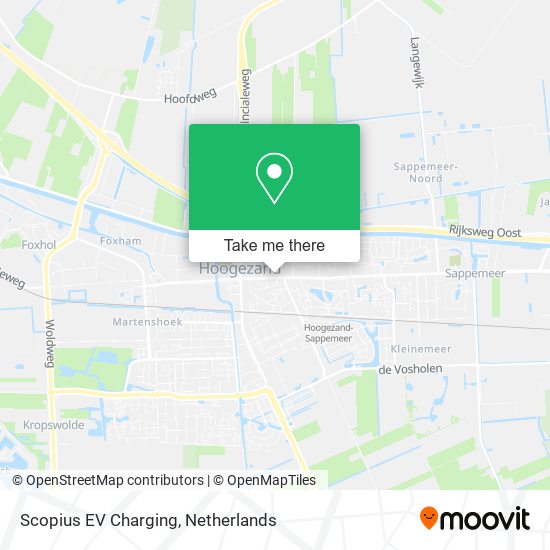 Scopius EV Charging map