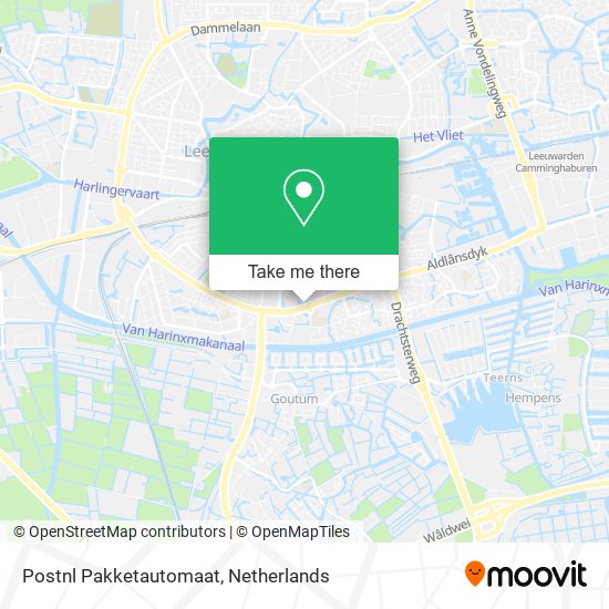 Postnl Pakketautomaat map