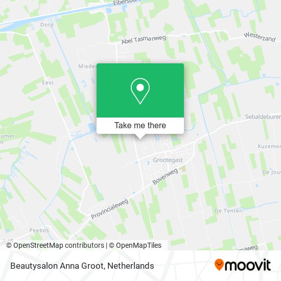 Beautysalon Anna Groot map