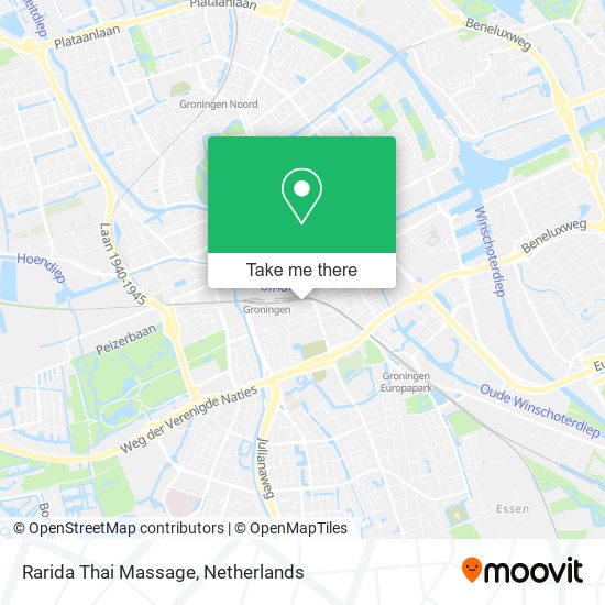 Rarida Thai Massage map