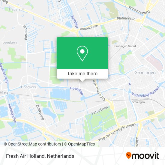 Fresh Air Holland map