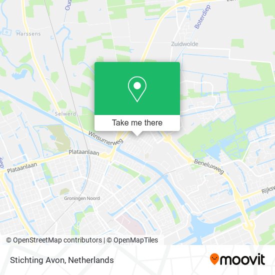 Stichting Avon map