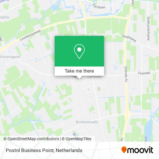 Postnl Business Point map