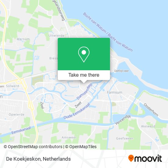 De Koekjeskon map