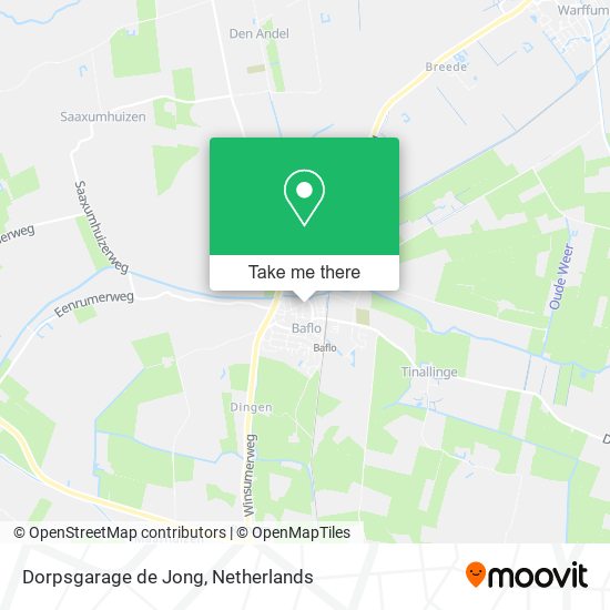 Dorpsgarage de Jong map