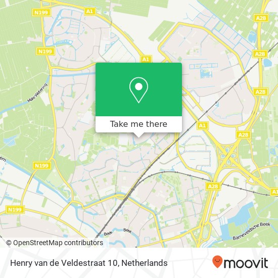 Henry van de Veldestraat 10 map