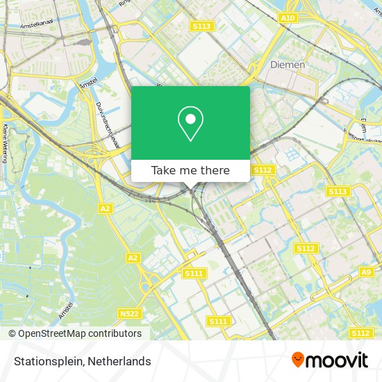 Stationsplein map