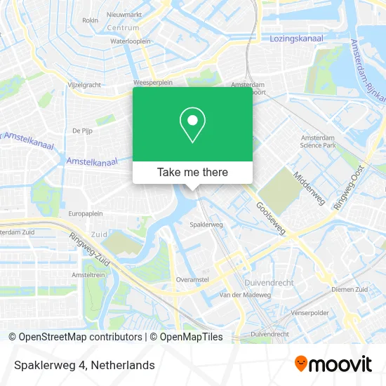Spaklerweg 4 map