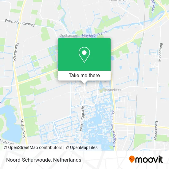 Noord-Scharwoude map