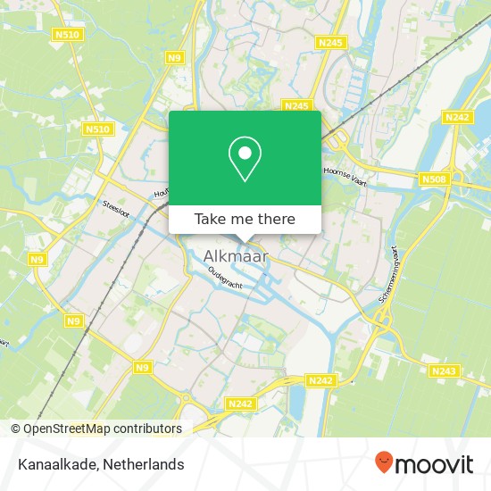 Kanaalkade map