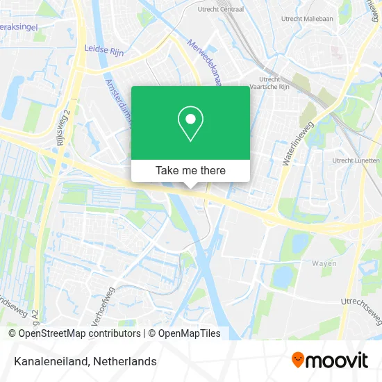 Kanaleneiland map
