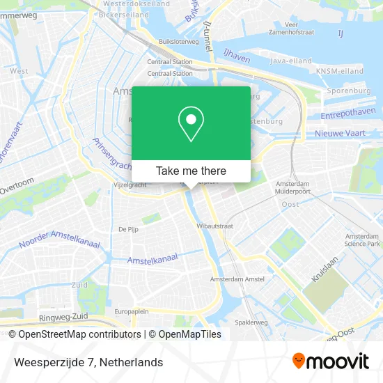 Weesperzijde 7 Karte