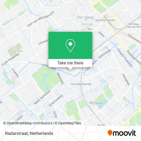 Radarstraat map