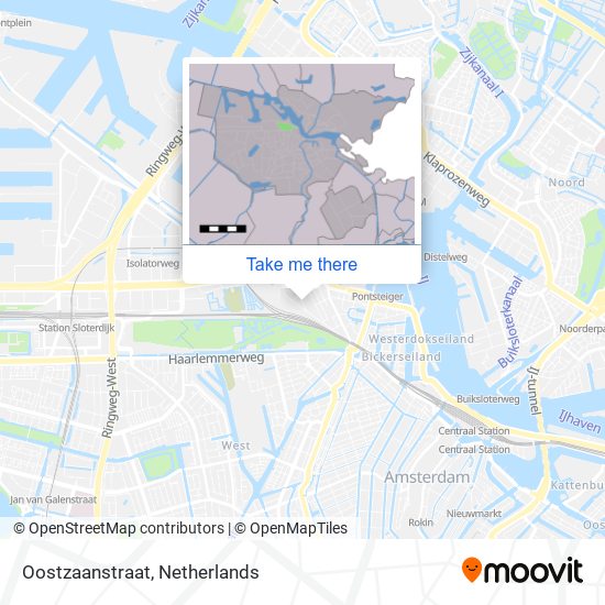 Oostzaanstraat map
