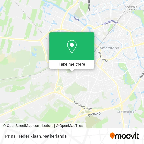 Prins Frederiklaan map