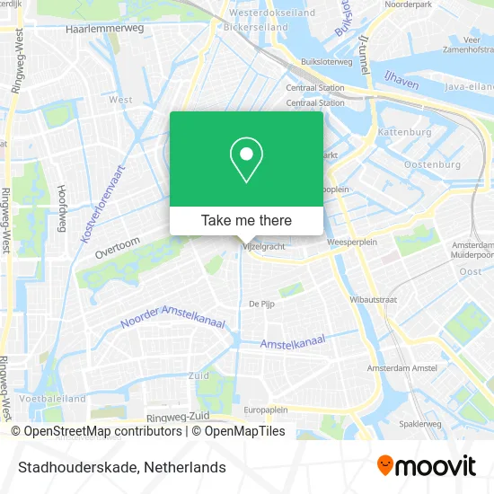Stadhouderskade map