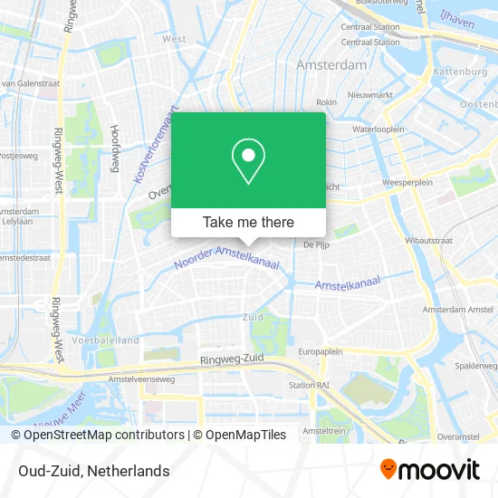 Oud-Zuid map