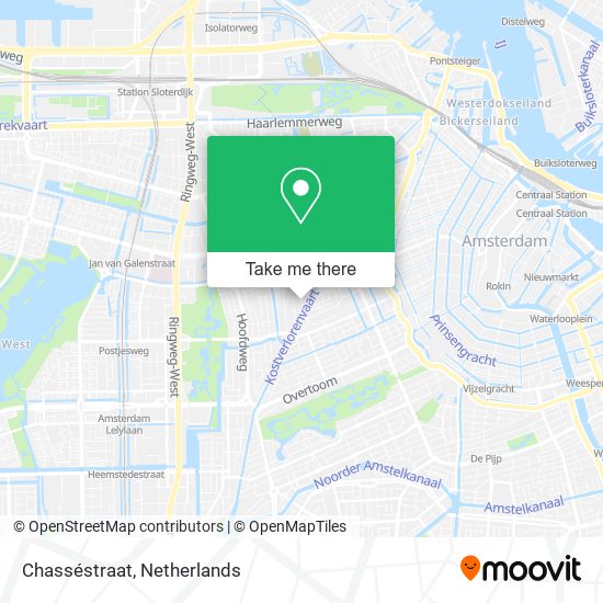 Chasséstraat map