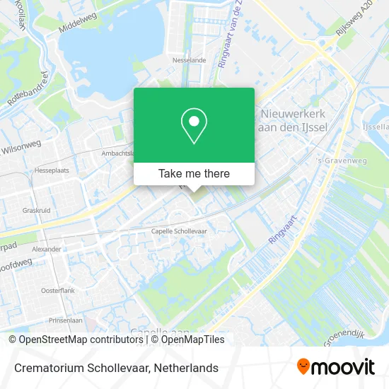 Crematorium Schollevaar map