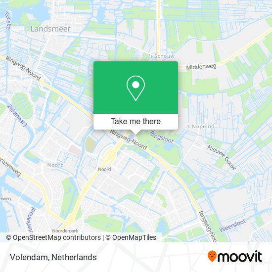 Volendam map
