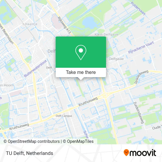 TU Delft map