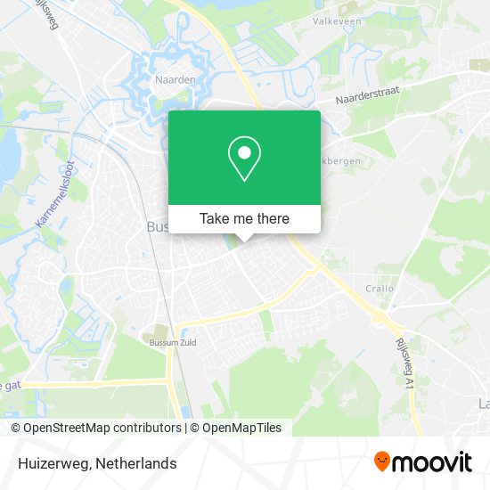 Huizerweg map