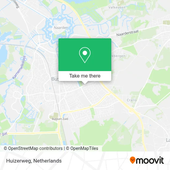 Huizerweg map