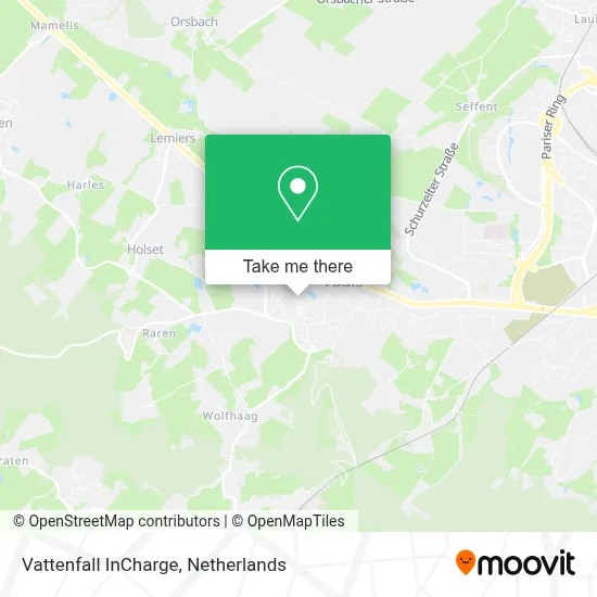 Vattenfall InCharge Karte