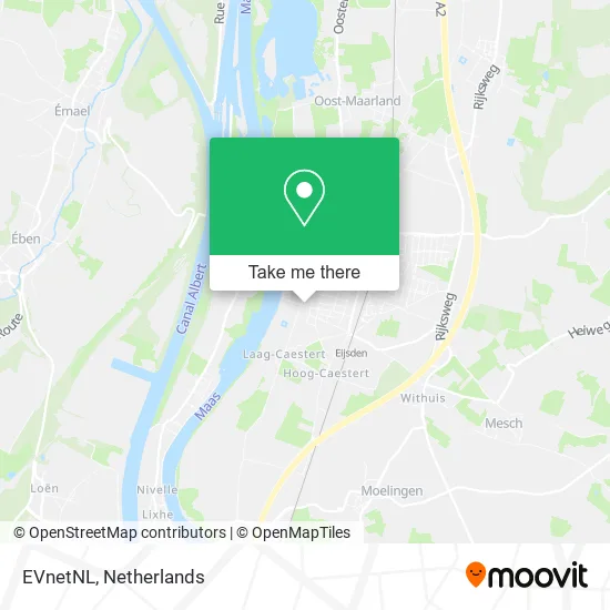 EVnetNL map