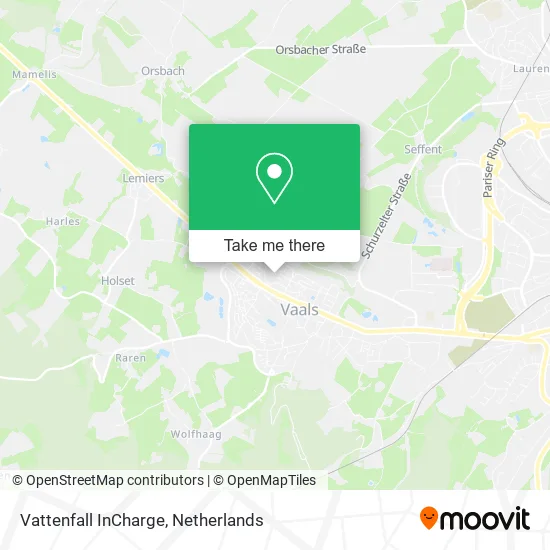 Vattenfall InCharge map