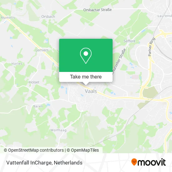 Vattenfall InCharge map