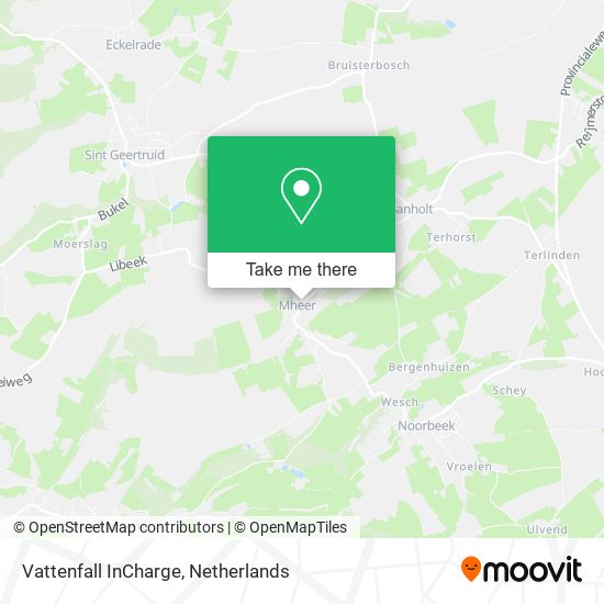 Vattenfall InCharge map