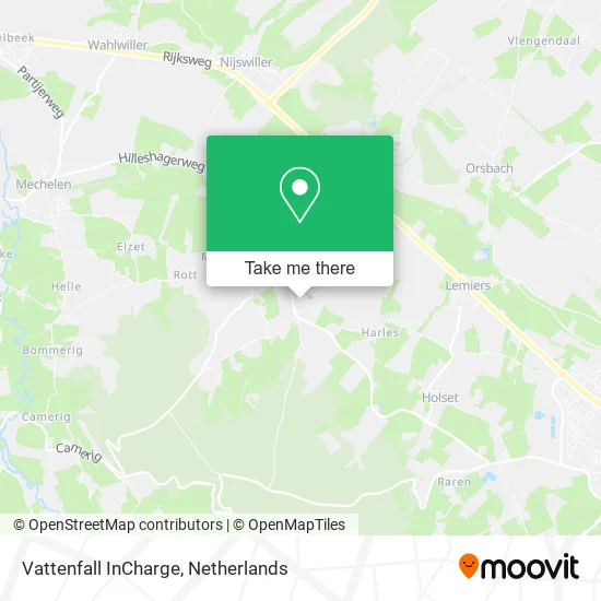 Vattenfall InCharge map
